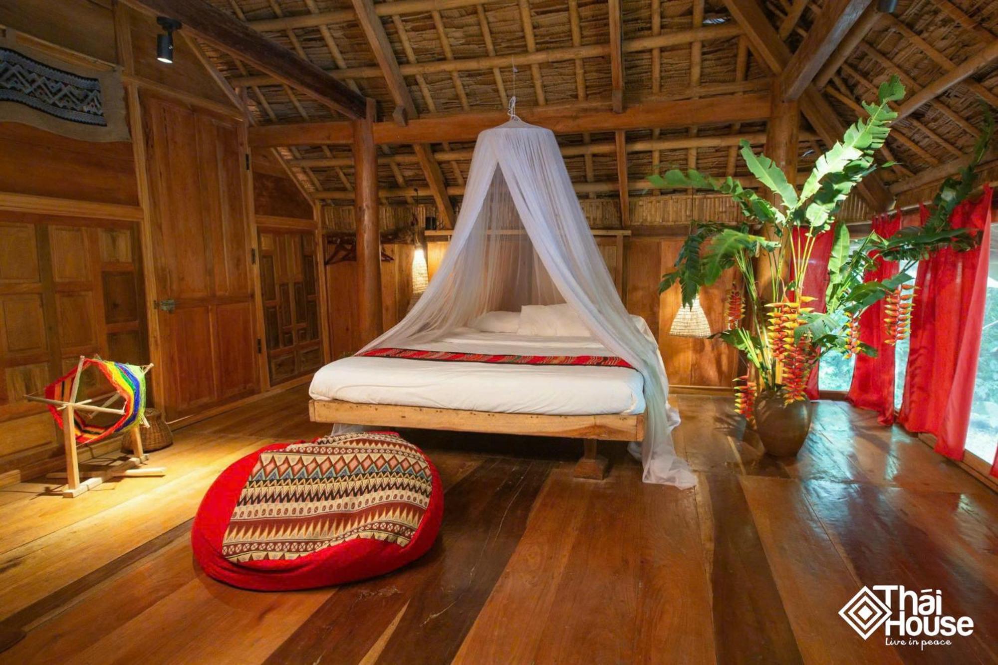 Thai House Pu Luong - Century Old Stilt House With Terrace Views Huong Ba Thuoc Exterior foto